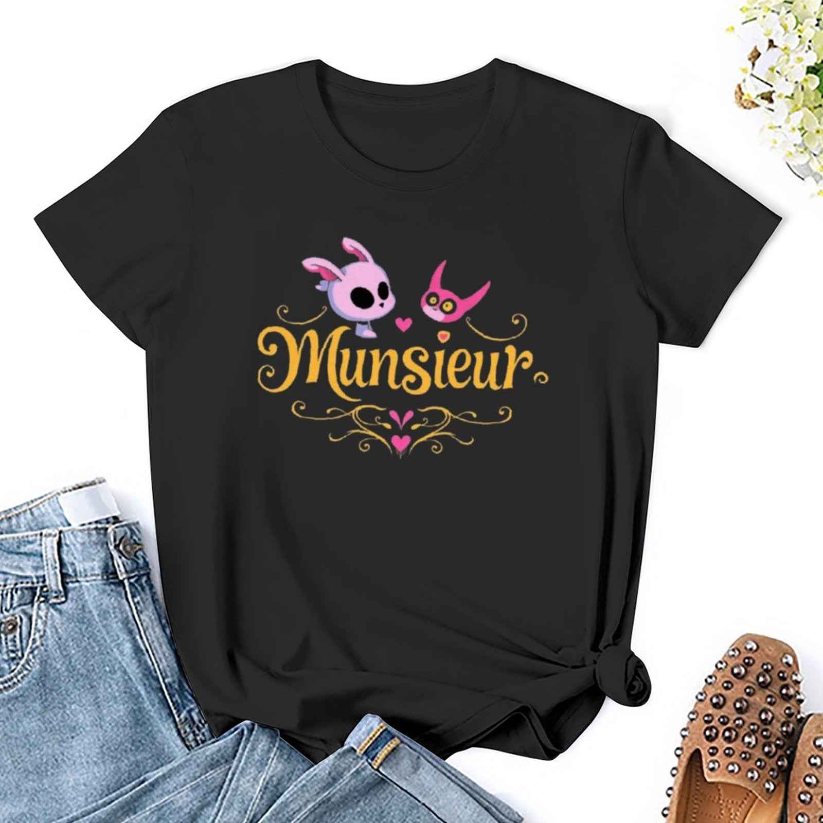 Munsieur T-Shirt for Women: Versatile, Timeless, and Ultra-Soft for Her