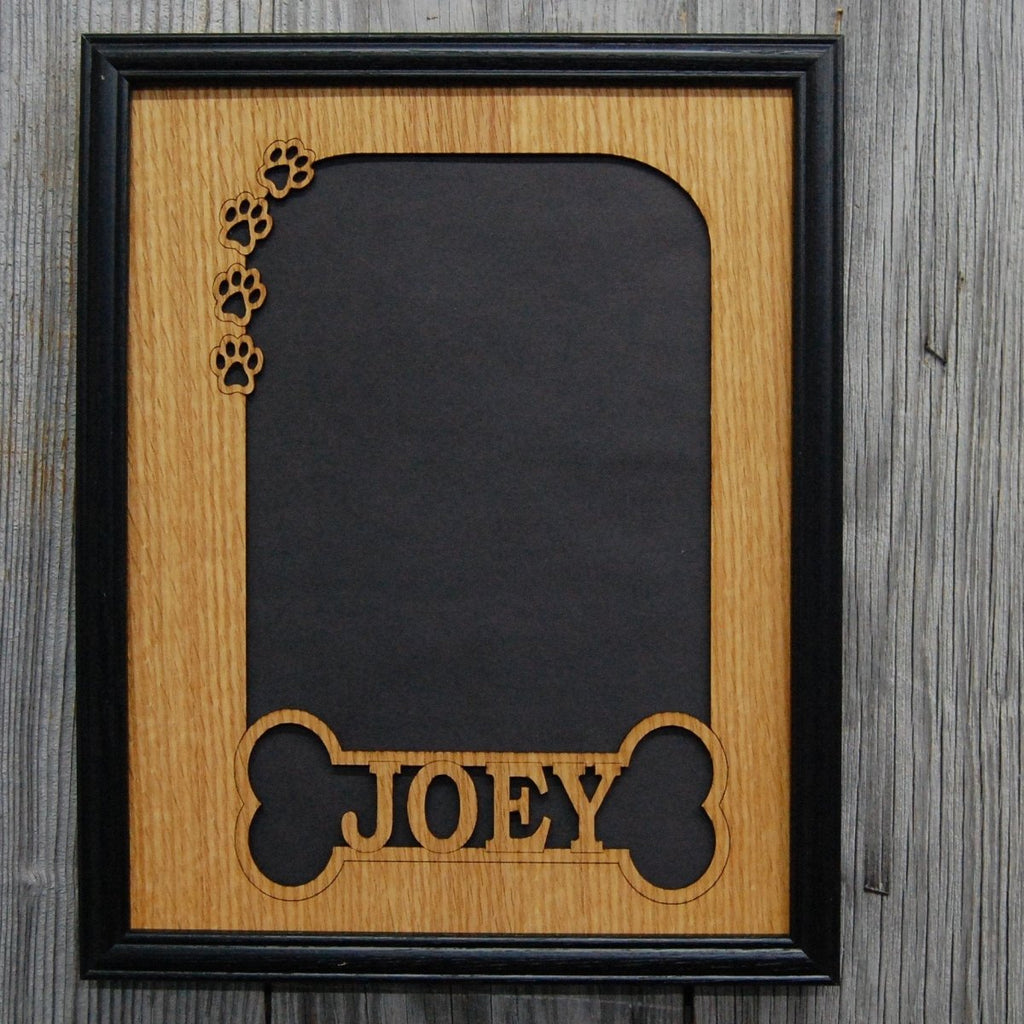 Dog Bone & Paw Prints Picture Frame