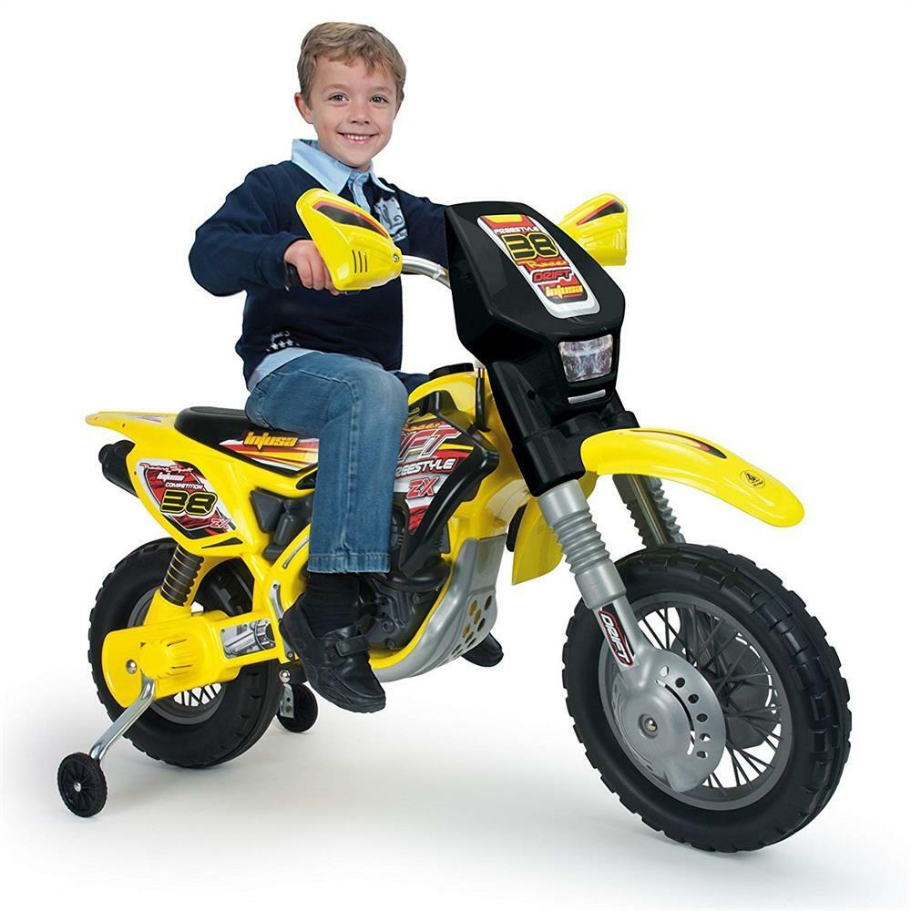 Drift ZX 12V Battery-Powered Kids Ride-On Motorcycle by Injusa