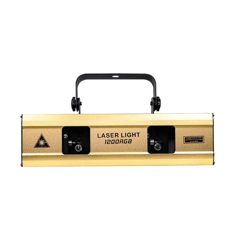 Dynamic geometric beam laser projector – living room party light