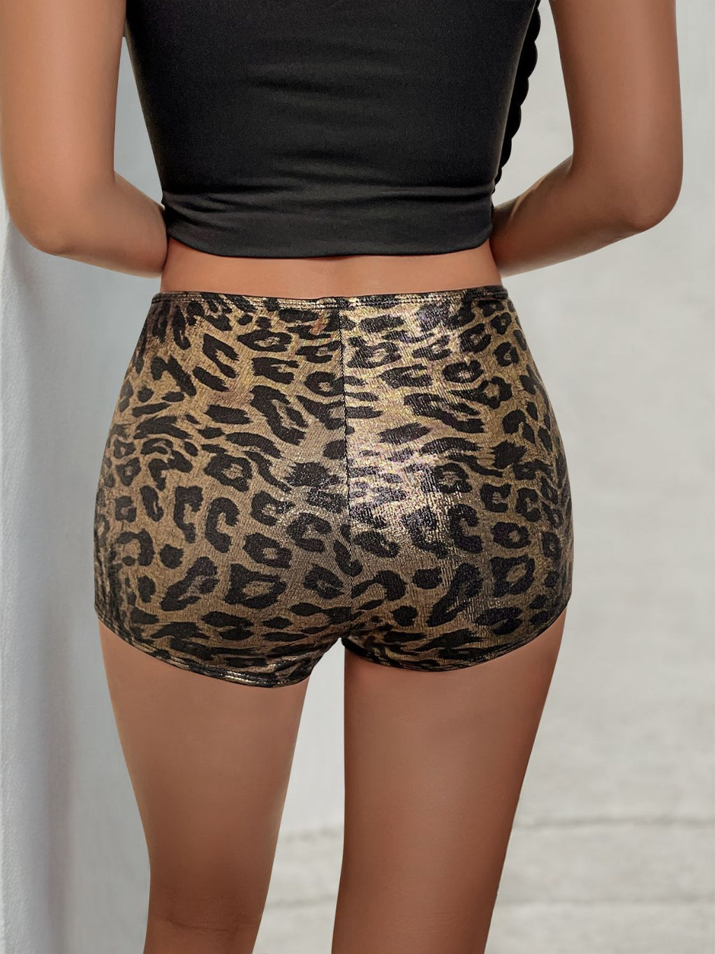 Weekend Leopard Mid-Rise Bottoms Women's