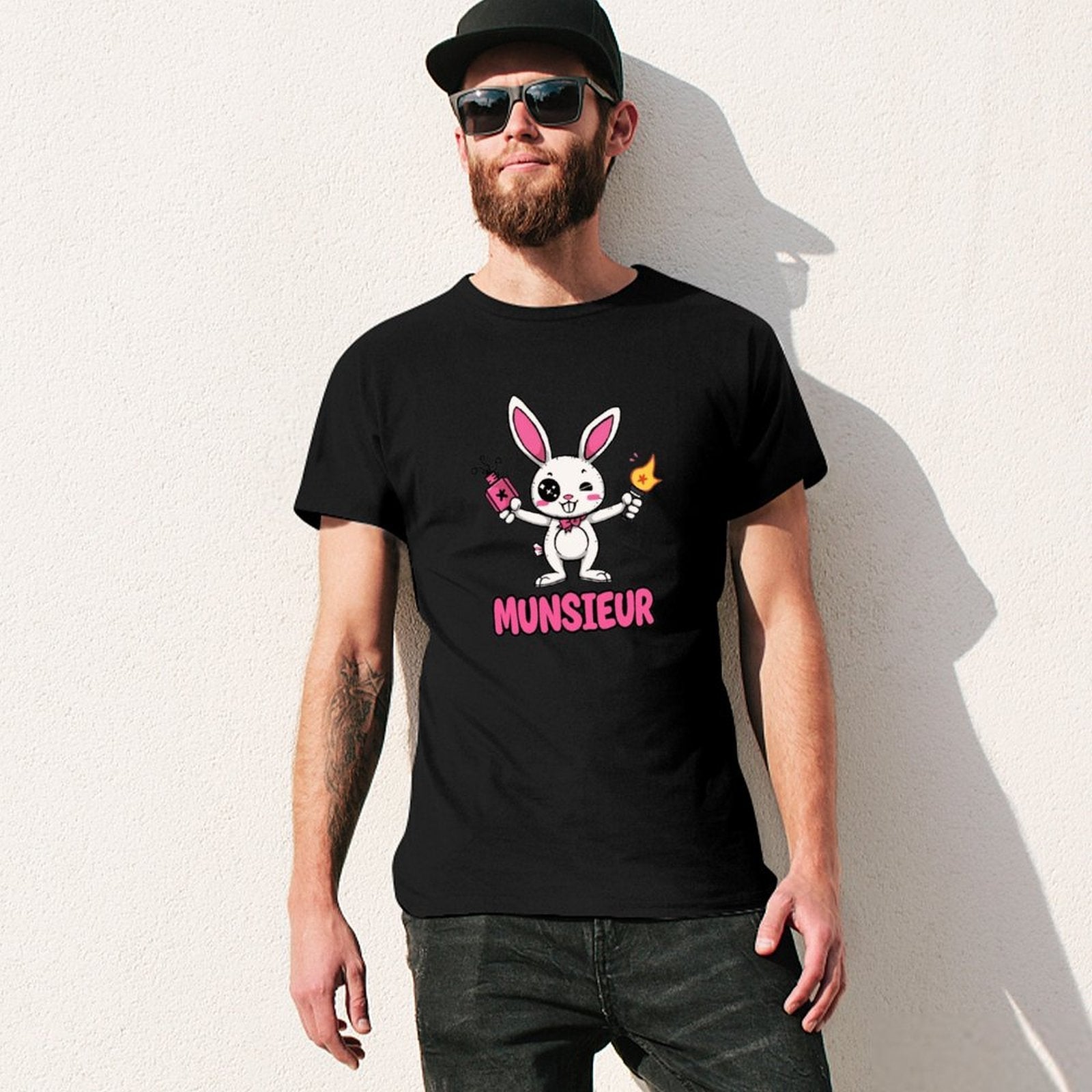 Munsieur Tee for Men Easter Collection "Strike" Designer Tee