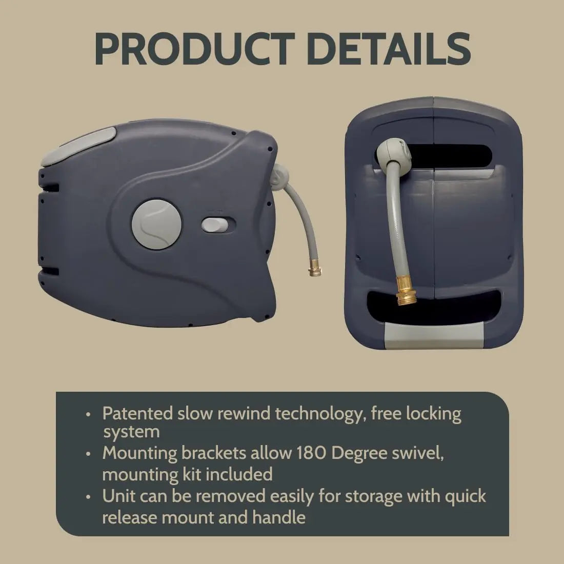 Sunneday Retractable Hose Reel