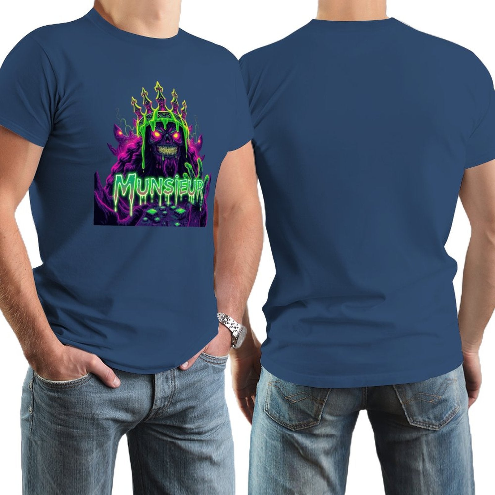 Munsieur Men's Emerald Isle Halloween Streetwear Tee