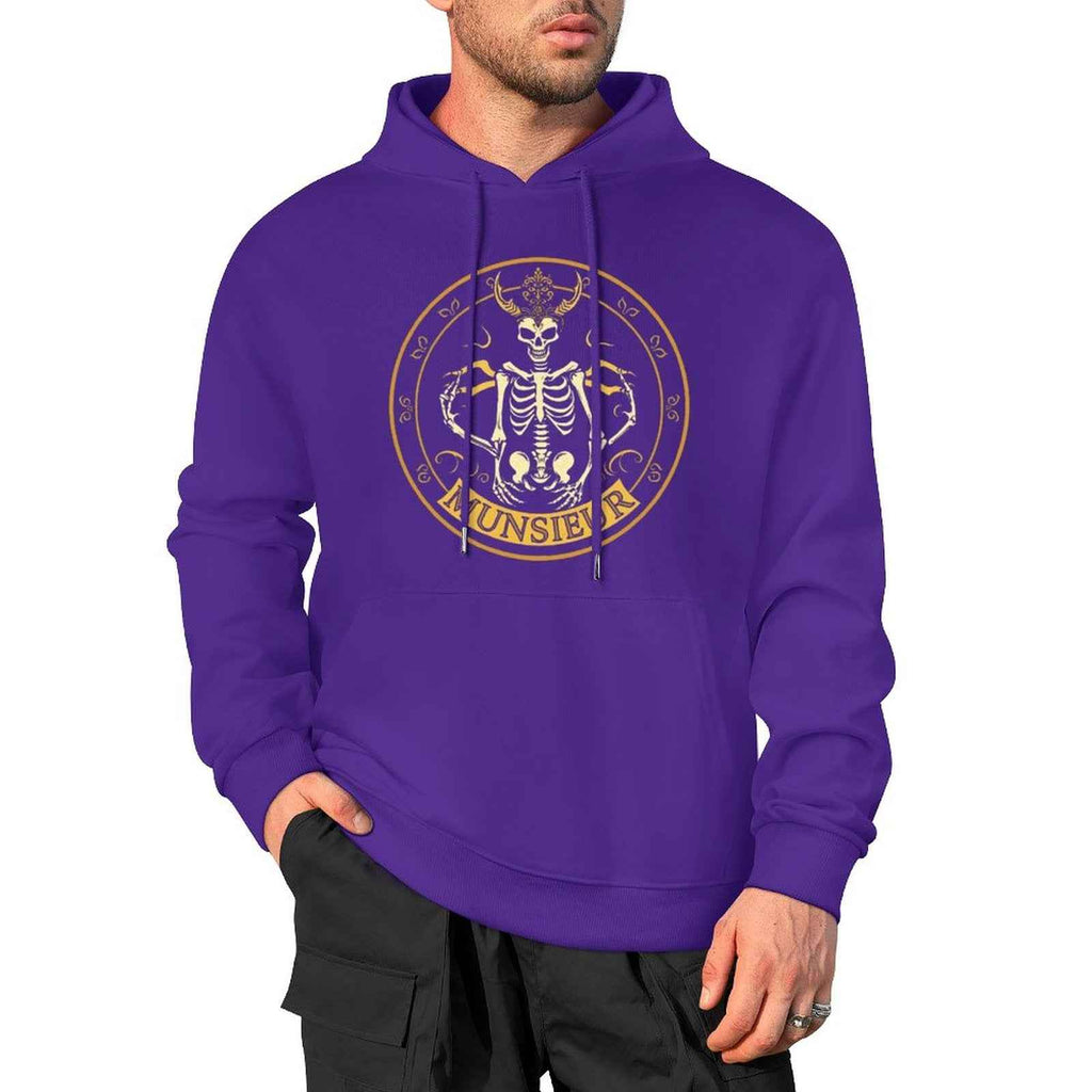 Shadow Reaper Hoodie - Luxe Skull Embroidery Gothic Streetwear