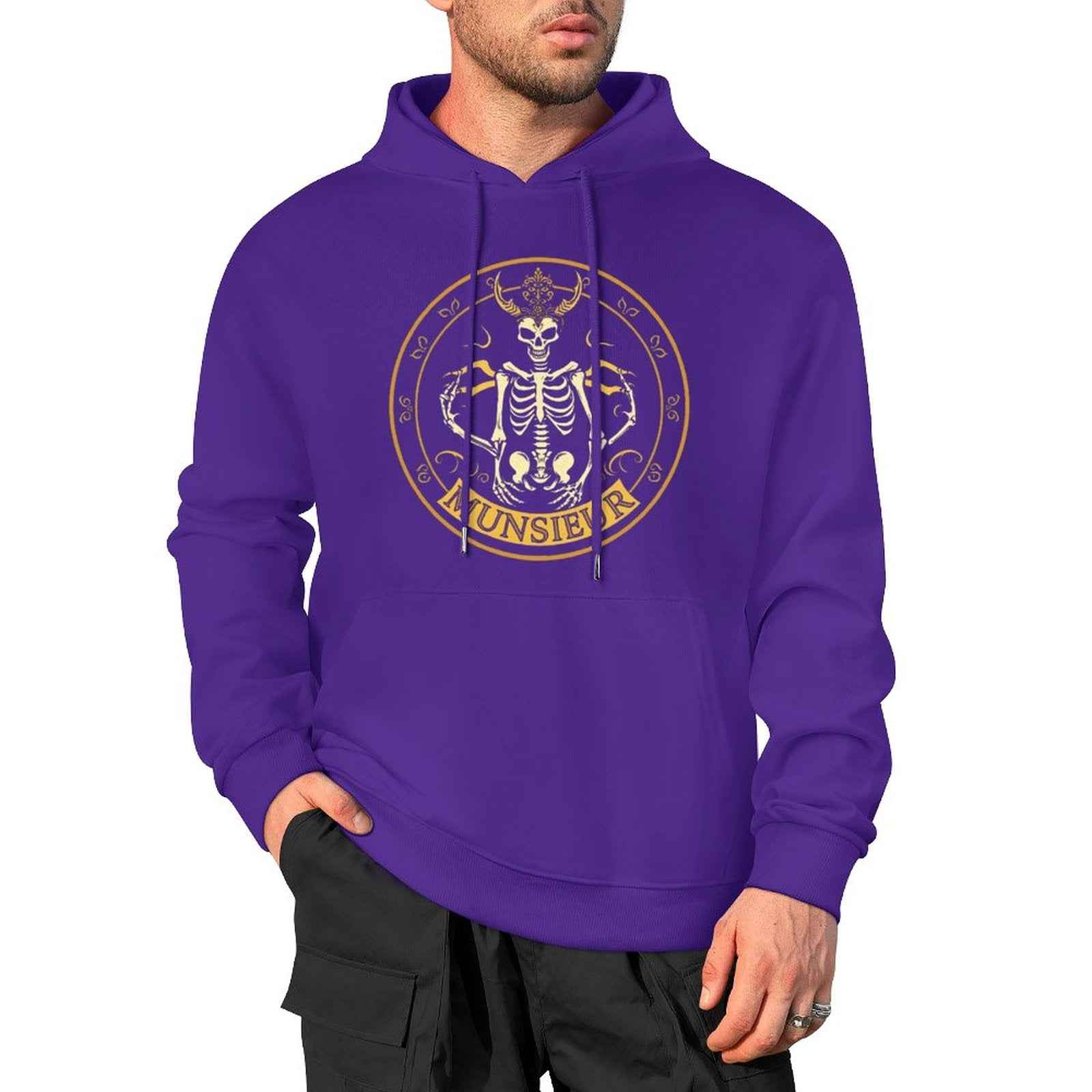 Shadow Reaper Hoodie - Luxe Skull Embroidery Gothic Streetwear