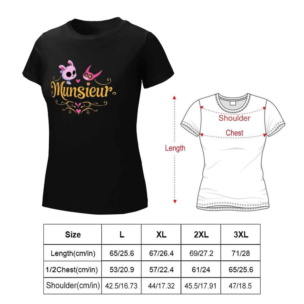 Munsieur T-Shirt for Women: Versatile, Timeless, and Ultra-Soft for Her