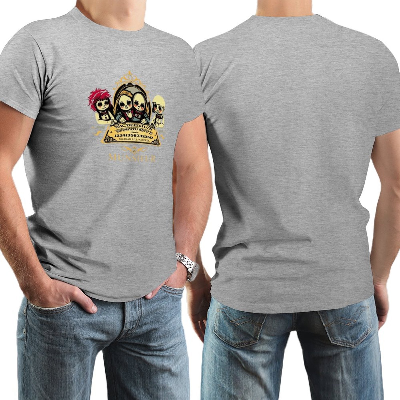 Men's Munsieur Halloween Tee "Ouija" Designer Streetwear for Men