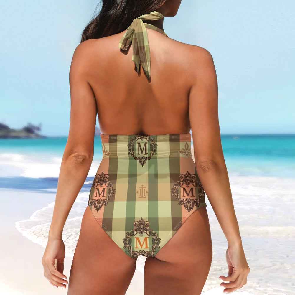 All-Over Print Women's High Cut One-piece Swimsuit