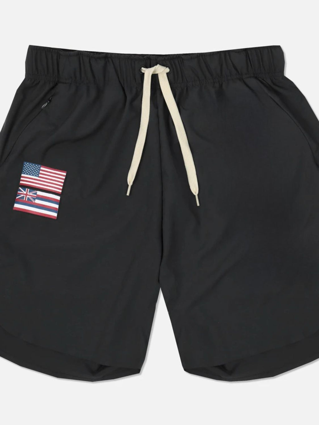 Men's Plus Size Drawstring US Flag Active Shorts