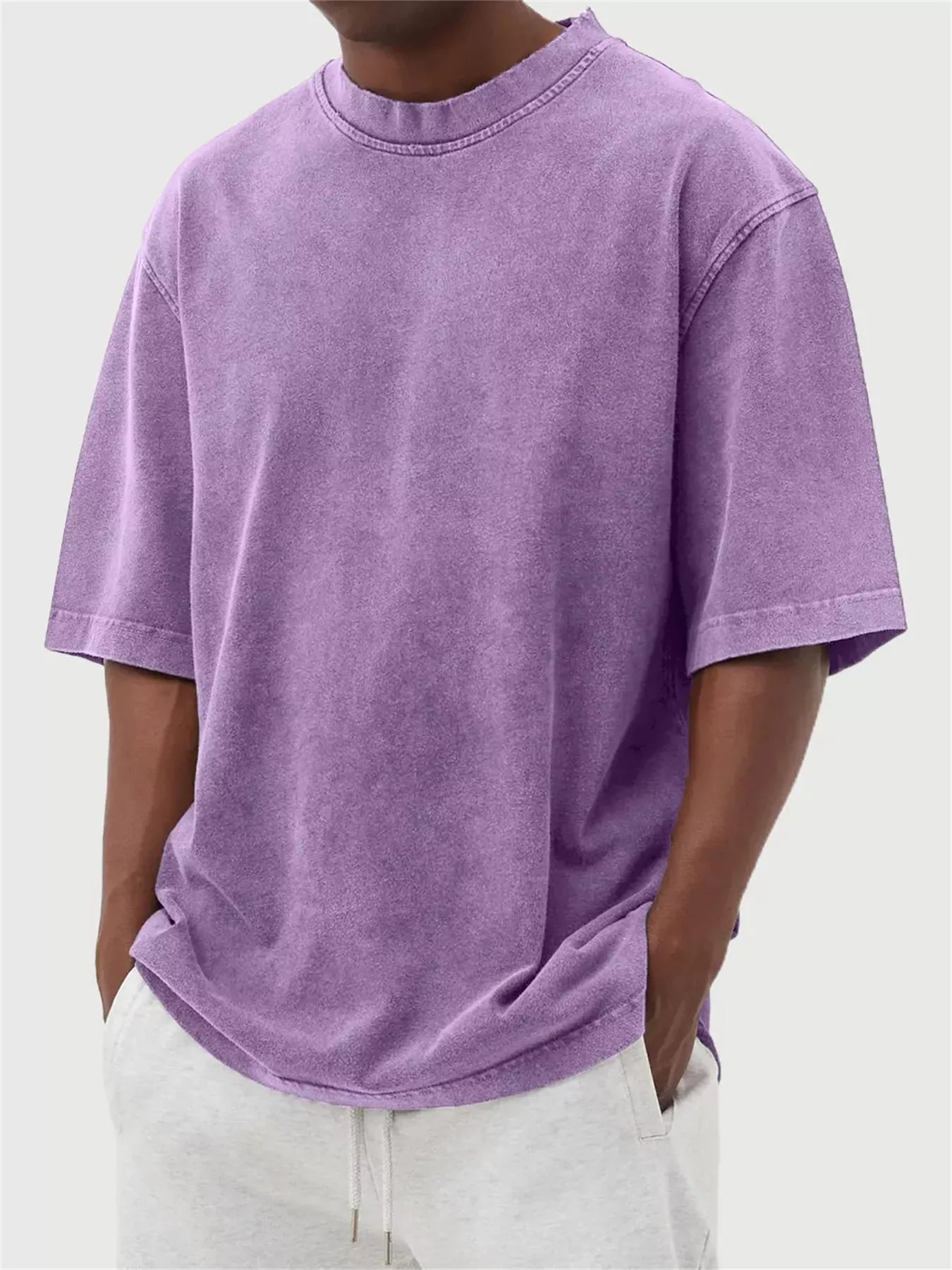 Men's Full Size Vintage Wash Oversized T-Shirt Plus Size