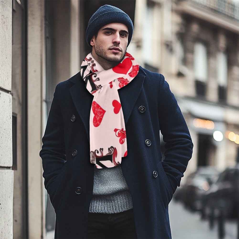 MUNSIEUR Fluffy Scarf Accessories Valentine's Day Collection