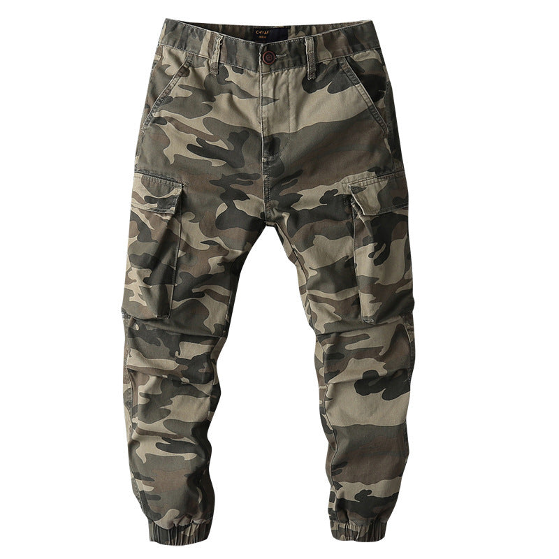 Men's Loose Sports Hard-wearing Camouflage Cargo Pants