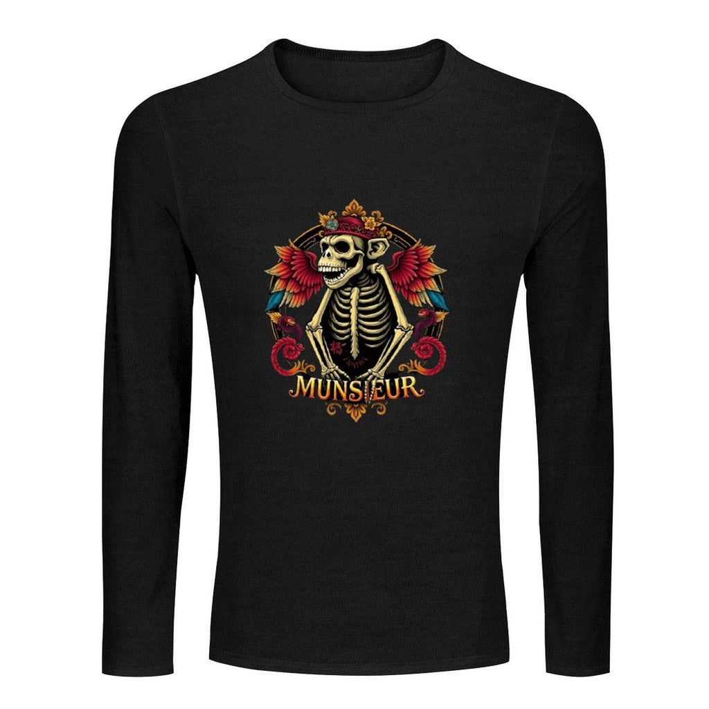MUNSIEUR Timeless Long Sleeve Tee - Classic Premium for Men
