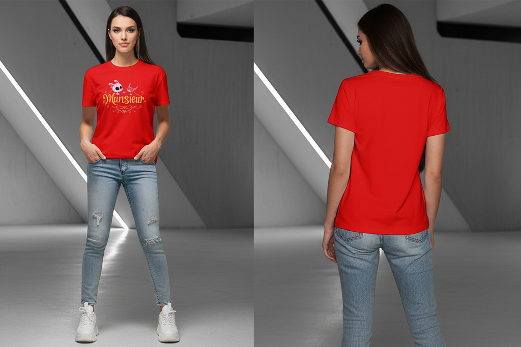 Munsieur T-Shirt for Women: Versatile, Timeless, and Ultra-Soft for Her