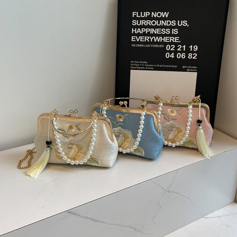 Chinese Embroidery Crossbody Bag - Premium Han Style Handbag