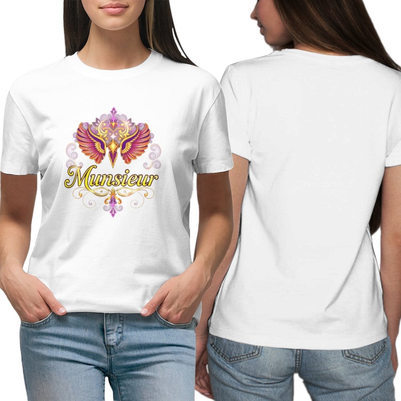 Munsieur T-Shirt for Women: Chic, Comfortable, and Timeless for Her
