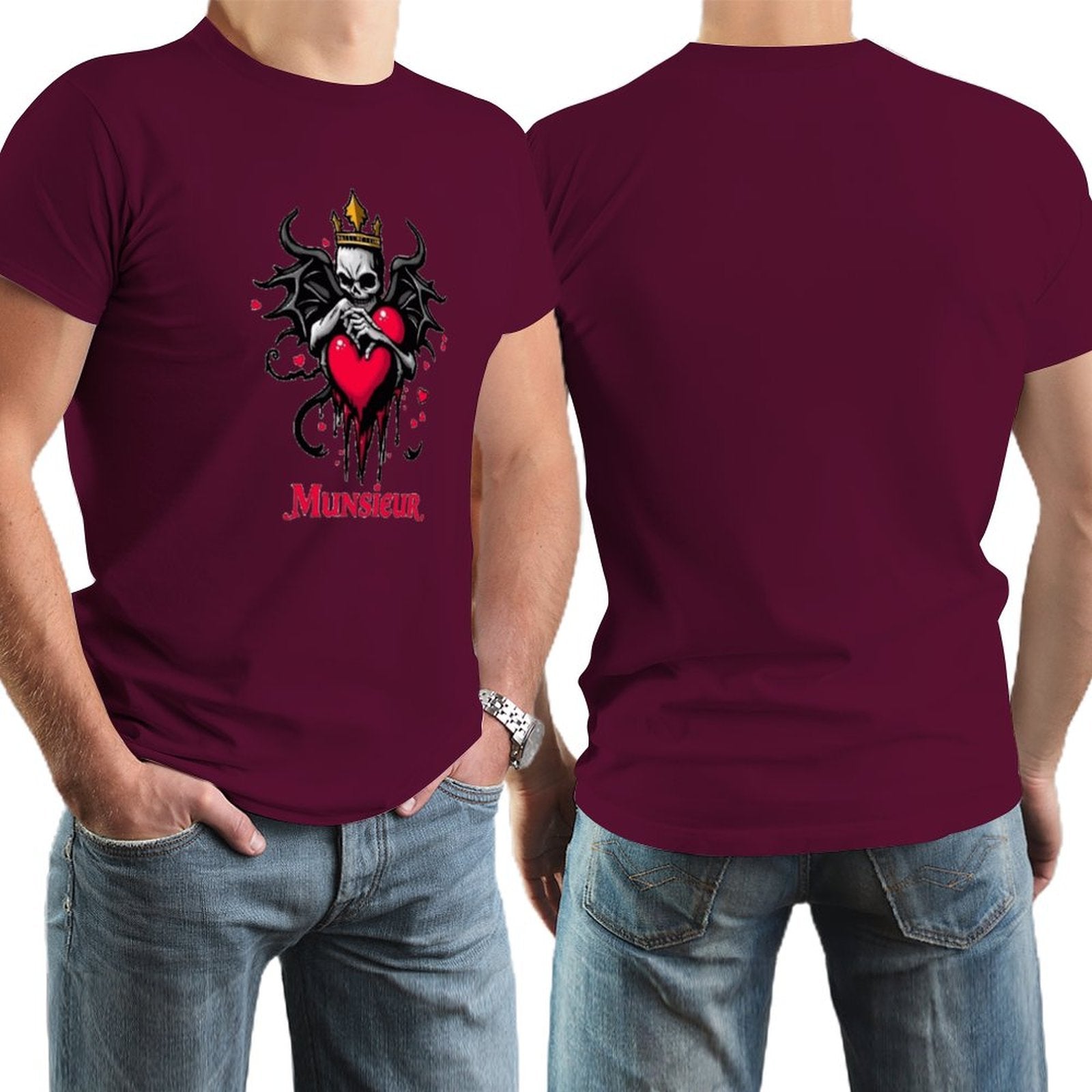 Munsieur Valentine's Day Collection "King of" Tee for Men