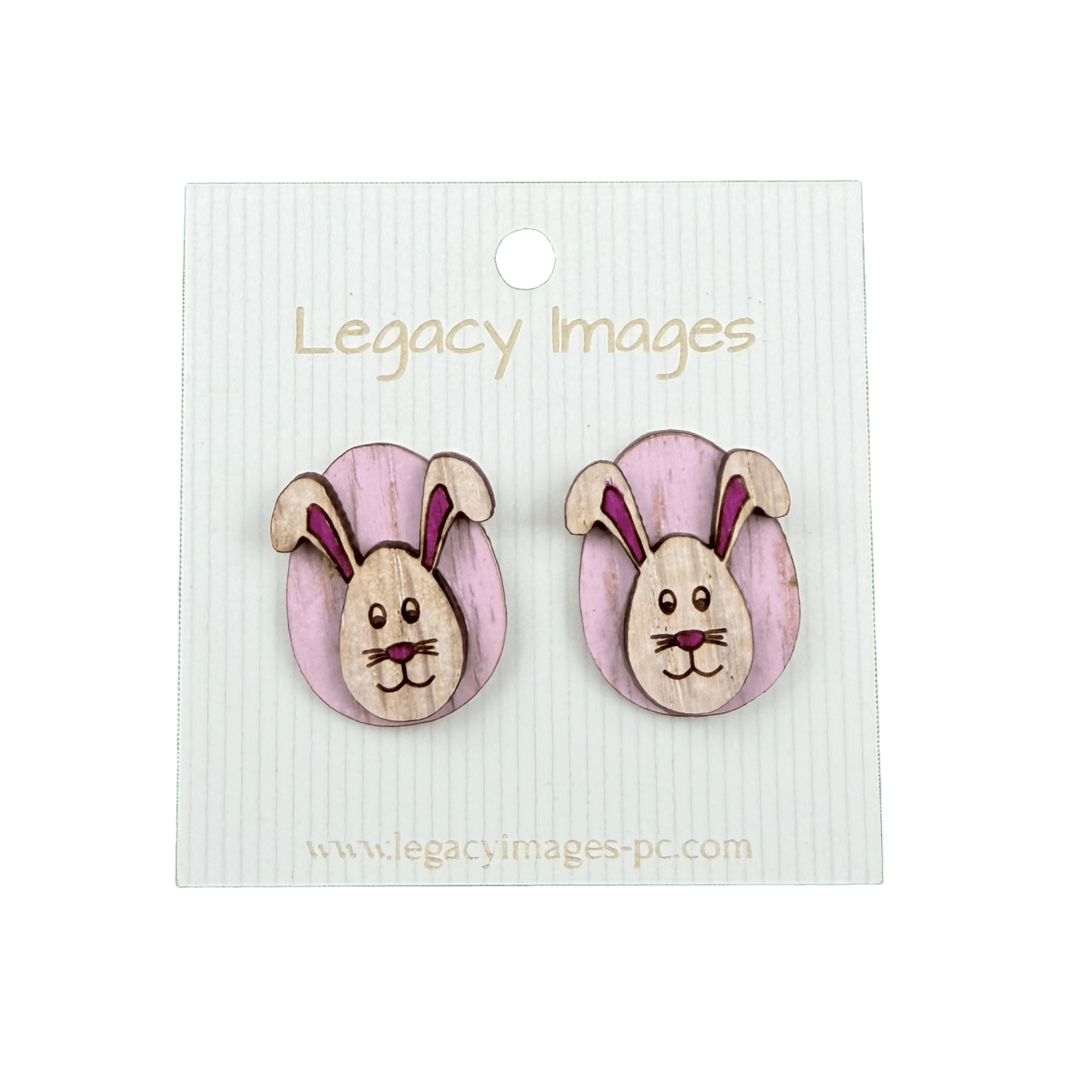 Easter Bunny Earrings - Studs
