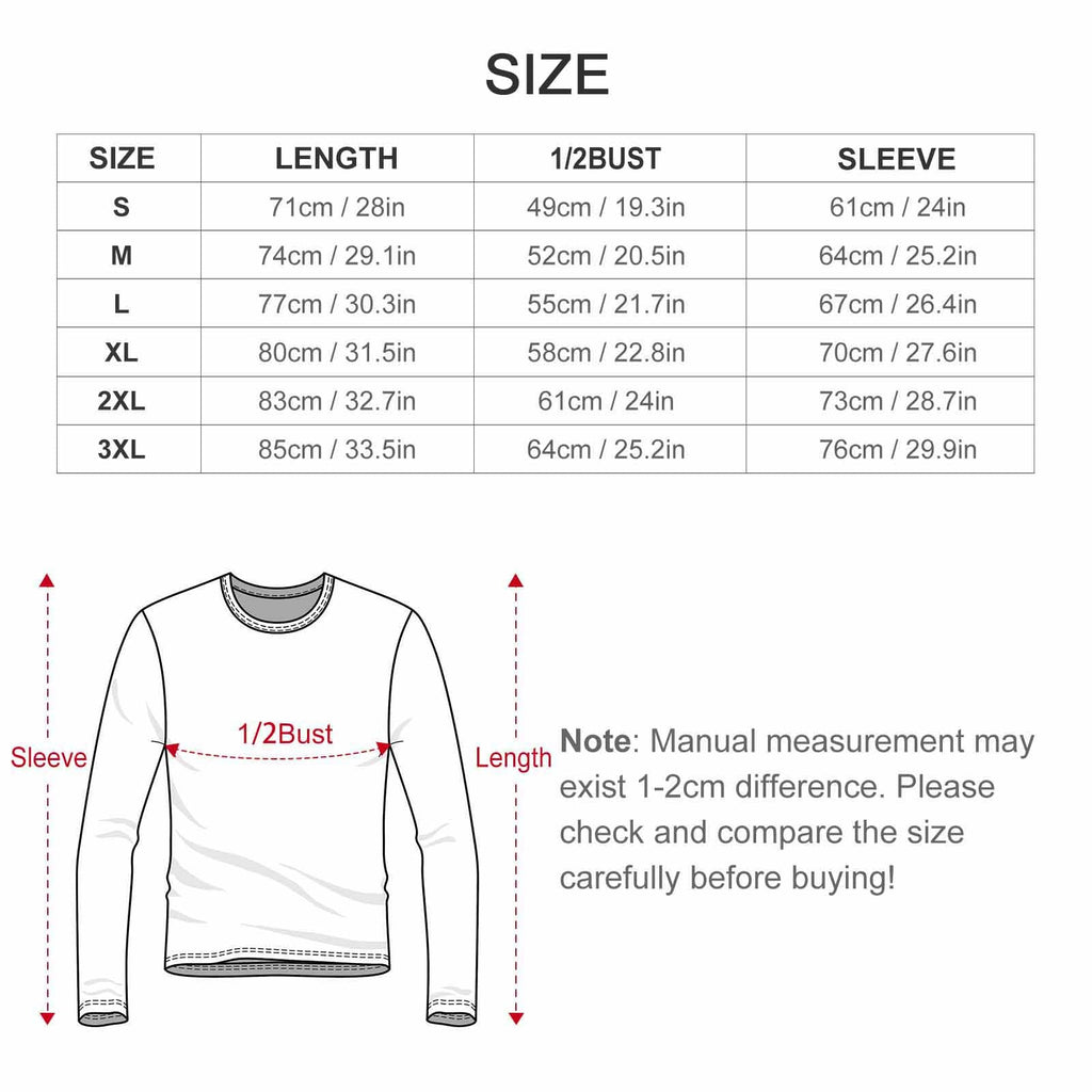 Munsieur Long Sleeve Tee for Men: Relaxed Fit with a Modern Edge