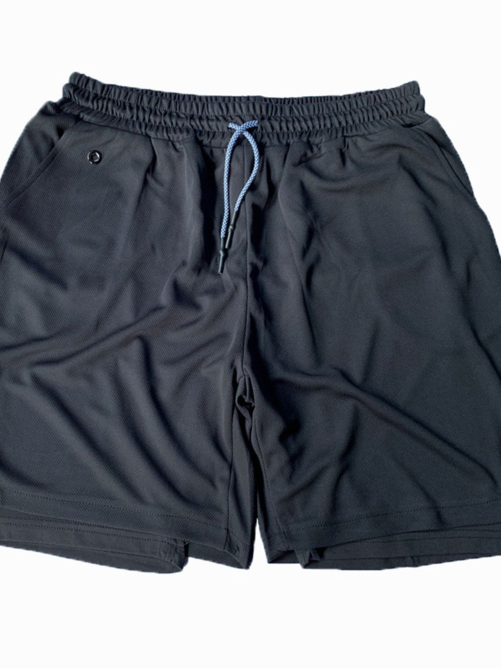 Men's Plus Size Drawstring Active Shorts with Pockets