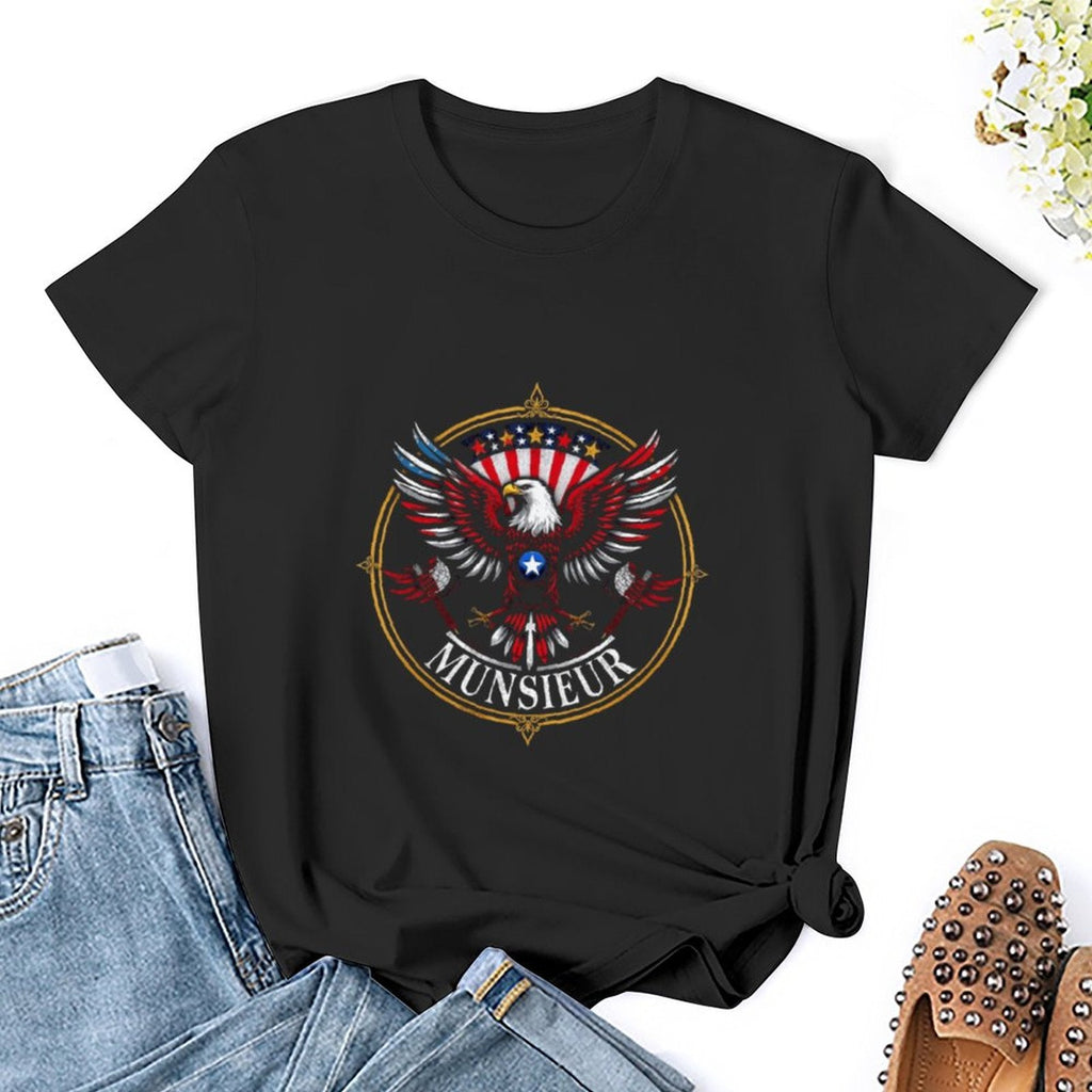Munsieur Women's T-shirt "Presidential" Unbelievable Comfort Independence Day Collection