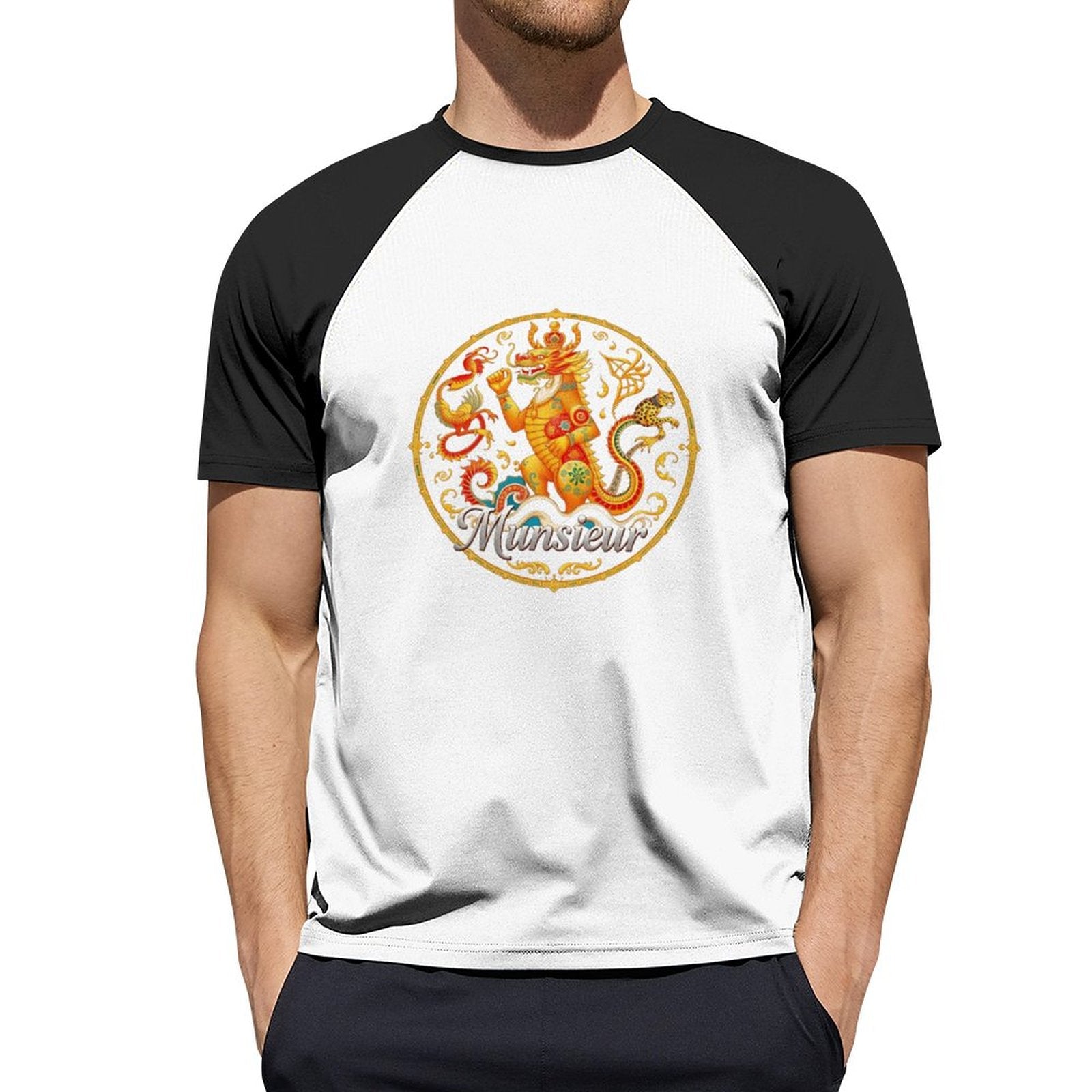 MUNSIEUR Classic Tee - Timeless Luxury for Men