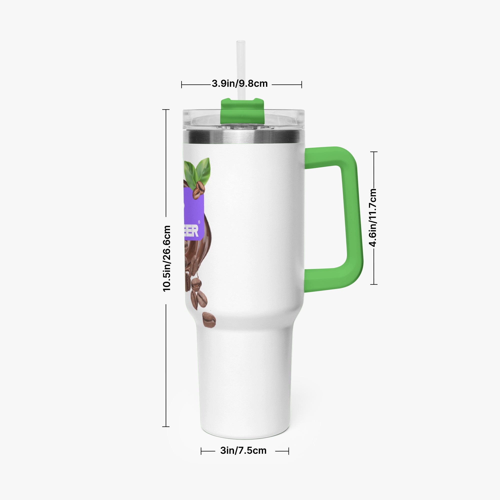 1102. 40oz Car Tumbler Cup