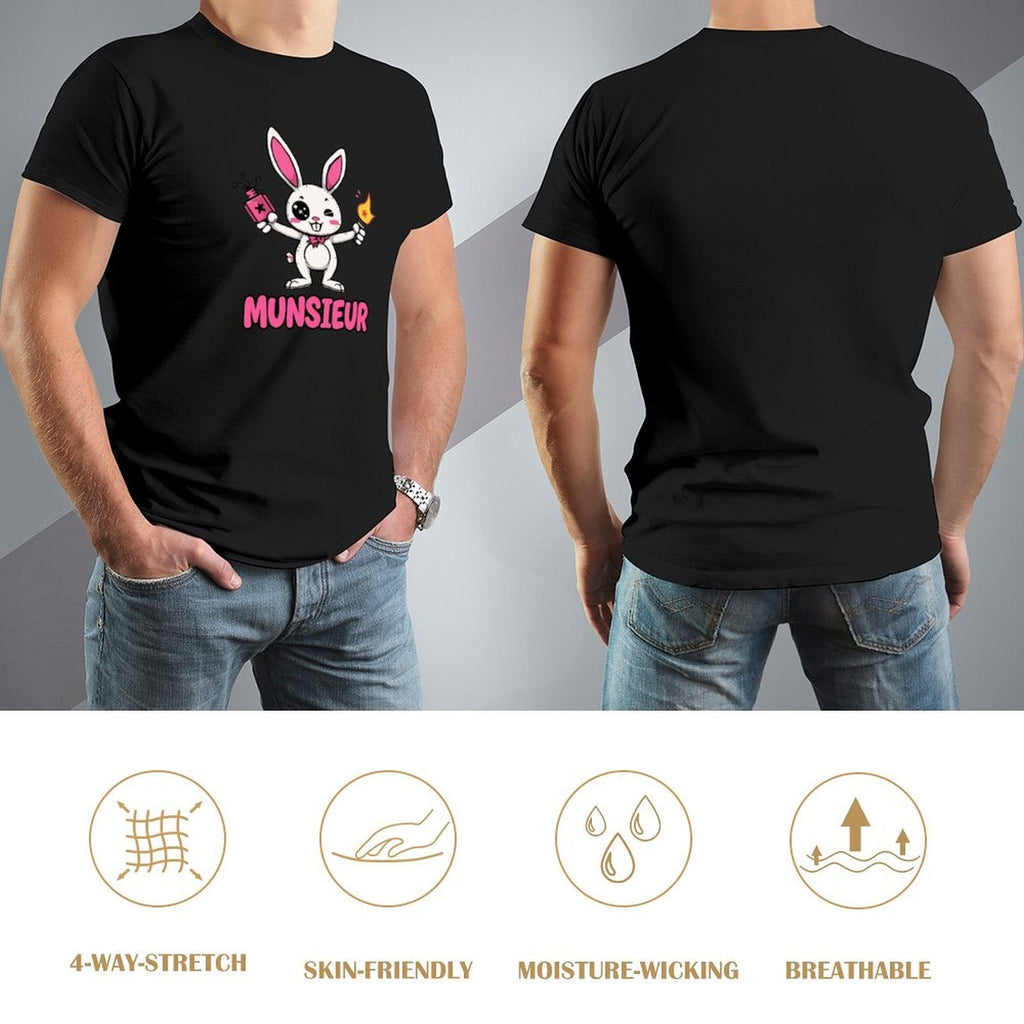 Munsieur Tee for Men Easter Collection "Strike" Designer Tee
