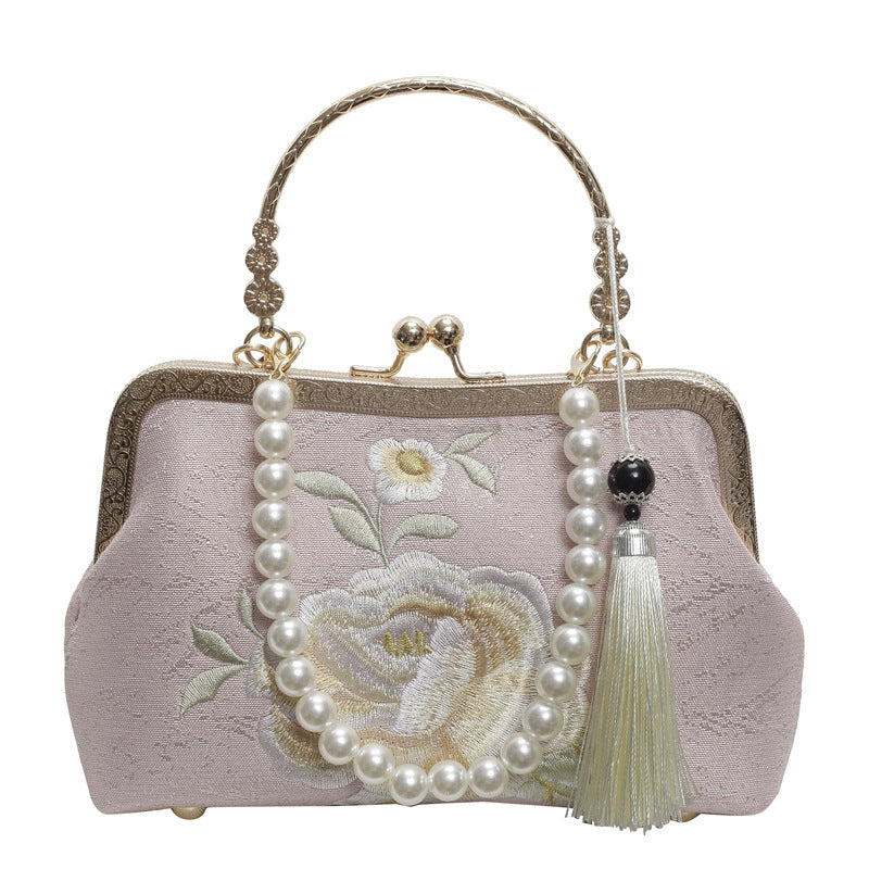 Chinese Embroidery Crossbody Bag - Premium Han Style Handbag