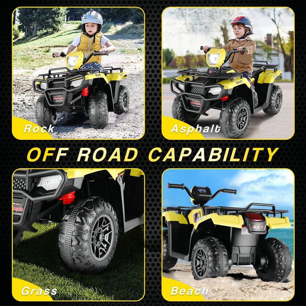 Electric 12V ATV Quad for Kids with 2 Speeds and 2x30W Motor
