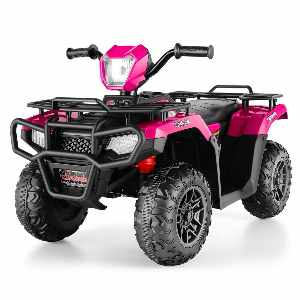 Electric 4-Wheeler Quad for Kids - 12V Battery Powered Ride-On with Dual Speeds
