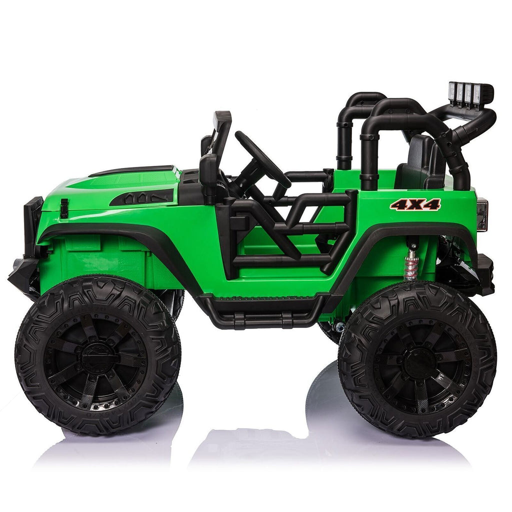 Electric 2-Seater Kids Ride-On Truck with 400W Motor and LED Lights - Suitable for Ages 3-8
