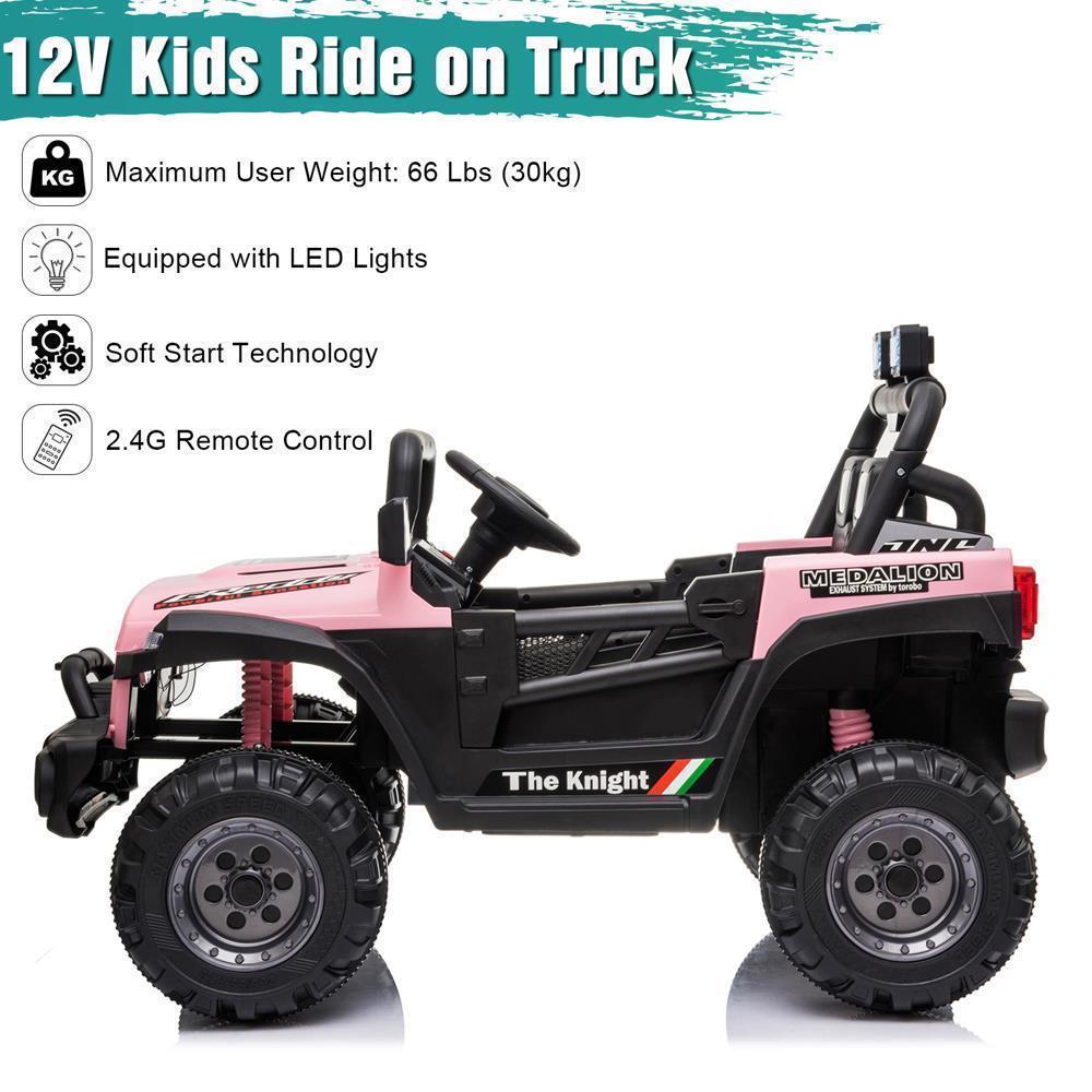 Electric 3-Speed Kids Ride-On Truck with 2.4G Remote Control - Perfect Gift for Children (12V 4.5A)