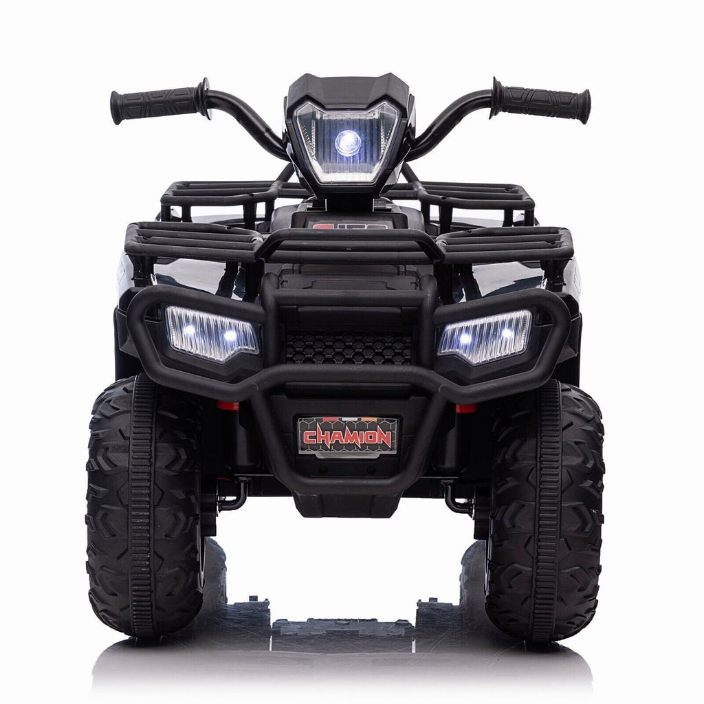 Electric Kids ATV with AUX and USB, LED Lights, and 4-Wheel Drive