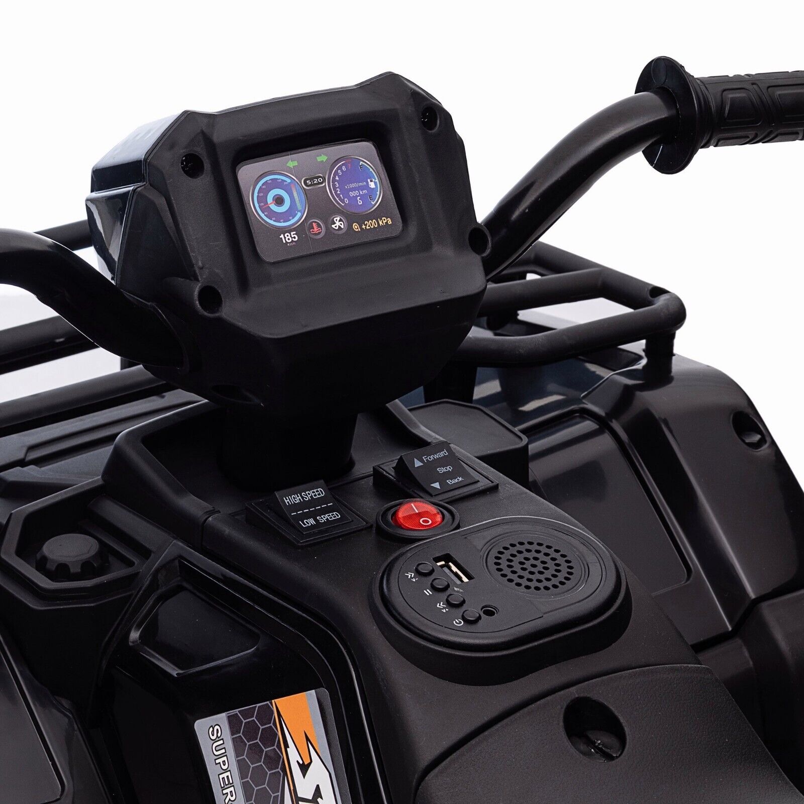 Electric Kids ATV 4-Wheeler with 12V Battery, USB and AUX Ports
