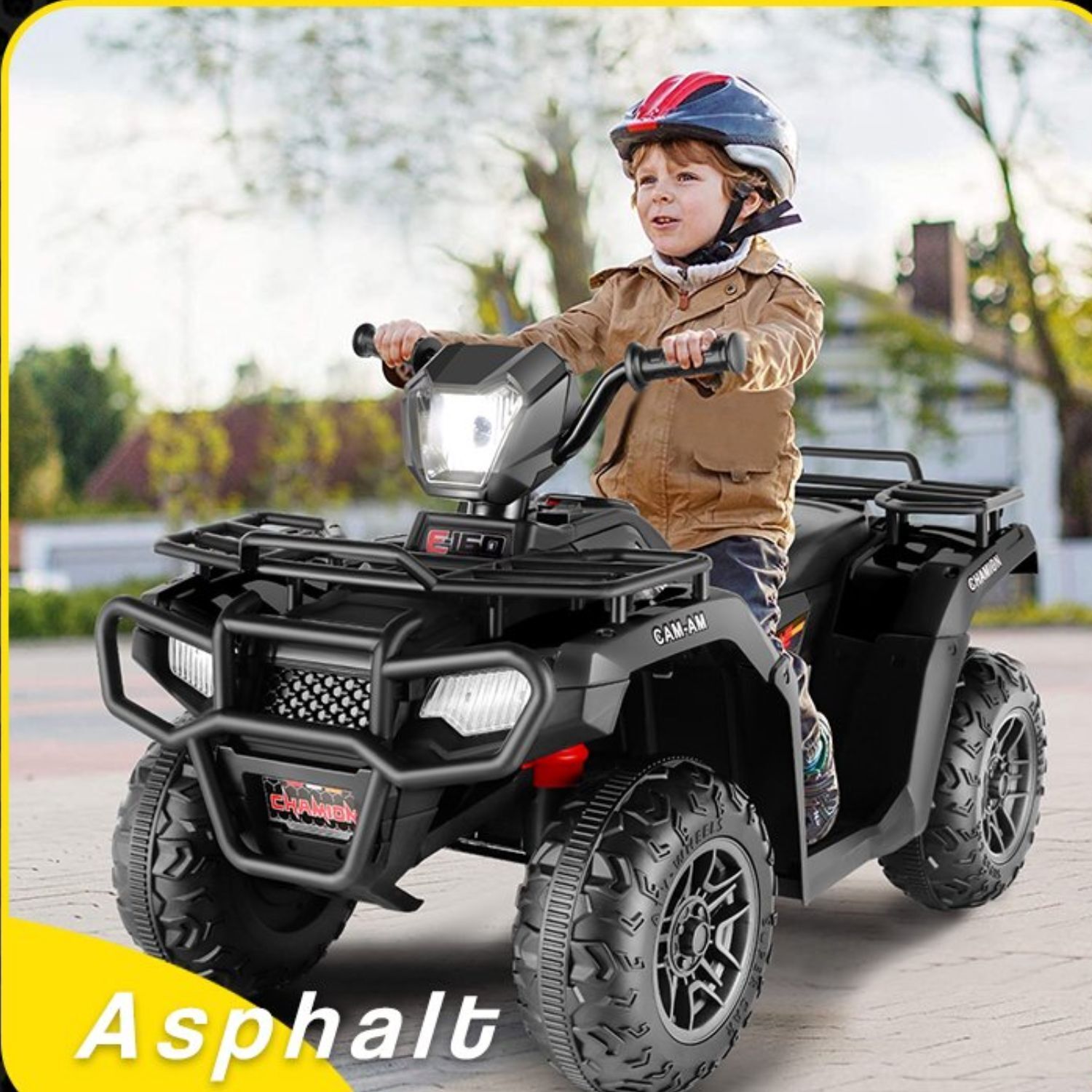 Powerful 12V ATV Quad for Kids with High & Low Speed Options and Spacious Seat