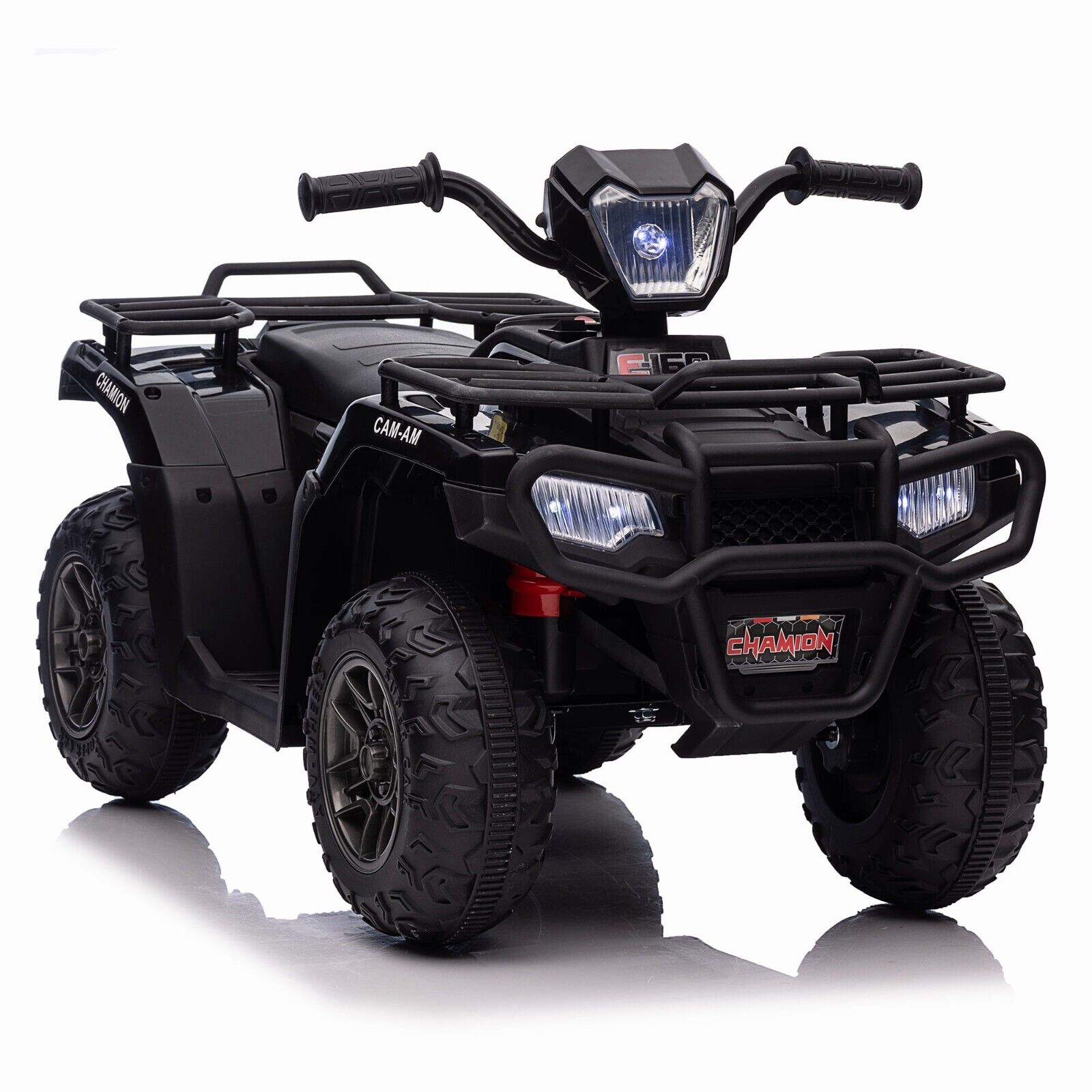 Electric Kids Ride On ATV with Music, LED Lights, and AUX/USB Port - 12V 4-Wheeler Quad