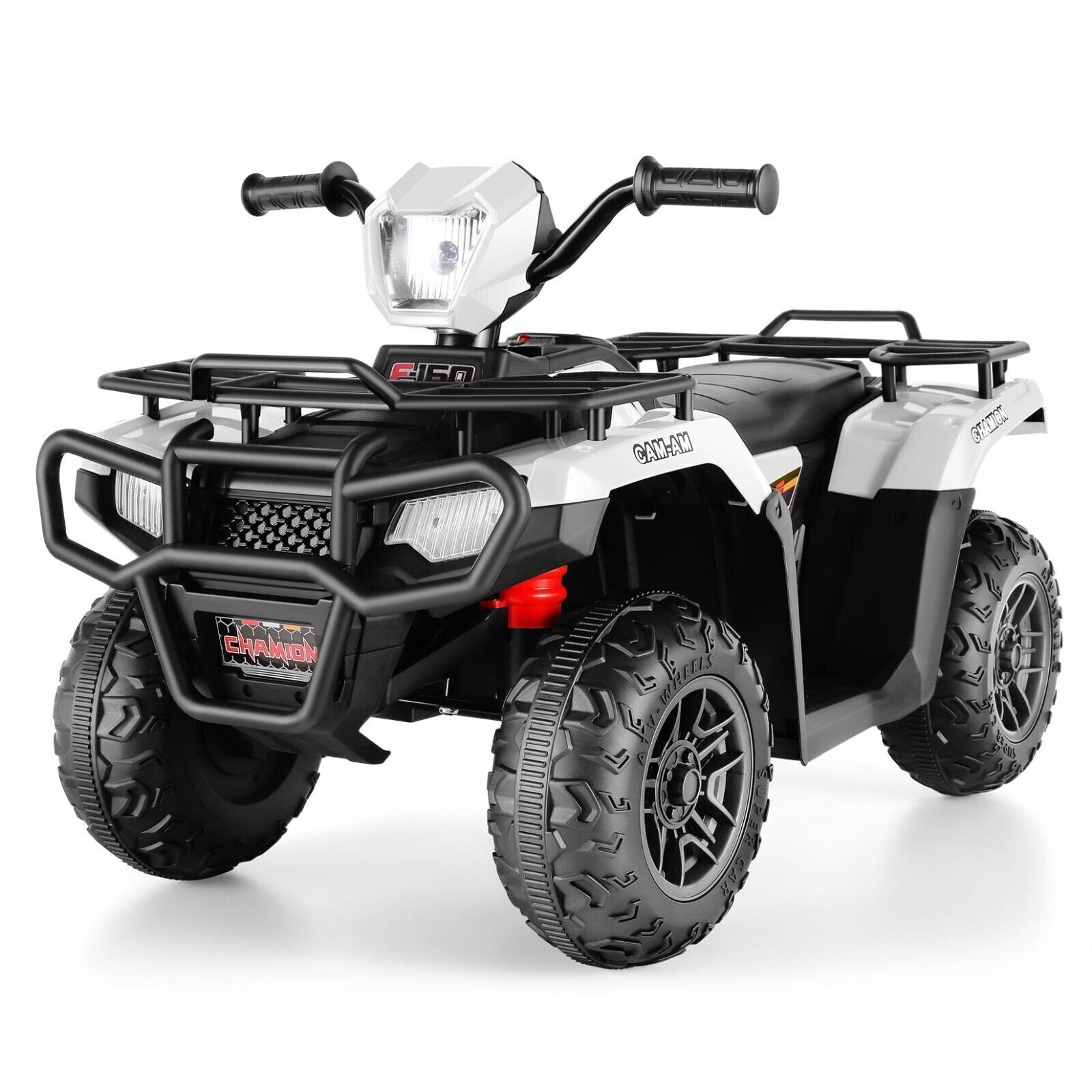 Electric 4-Wheeler ATV Quad for Kids with LED Lights, USB and MP3 Player - Suitable for Boys and Girls Aged 19 Months and Up