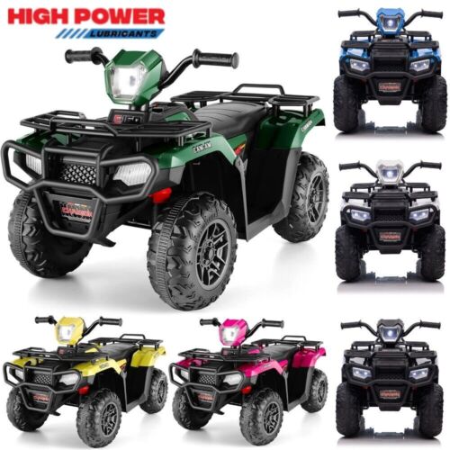 Electric 4-Wheeler ATV Quad for Kids with LED Lights, USB and MP3 Player - Suitable for Boys and Girls Aged 3-8 Years