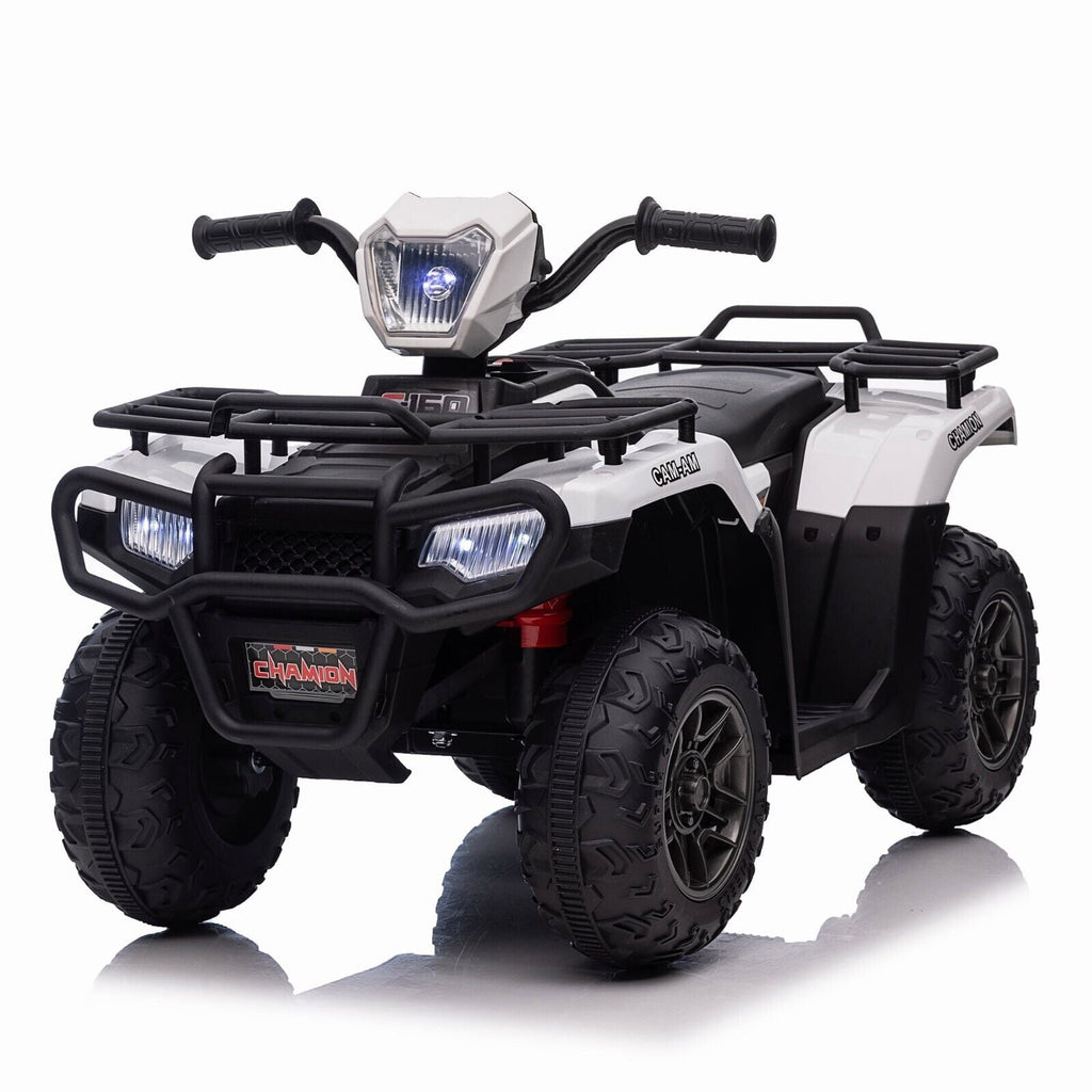 12V Kids Electric ATV Quad with LED, MP3, and USB - Fun 4-Wheeler Car Toy