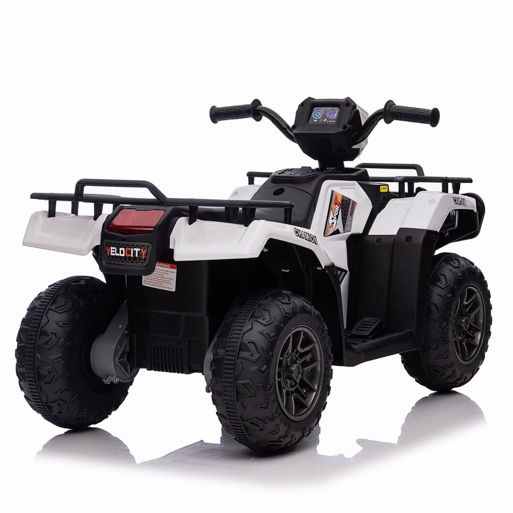 Kids Electric ATV with AUX and USB, 4-Wheeler Ride-On Car for Children - 12V