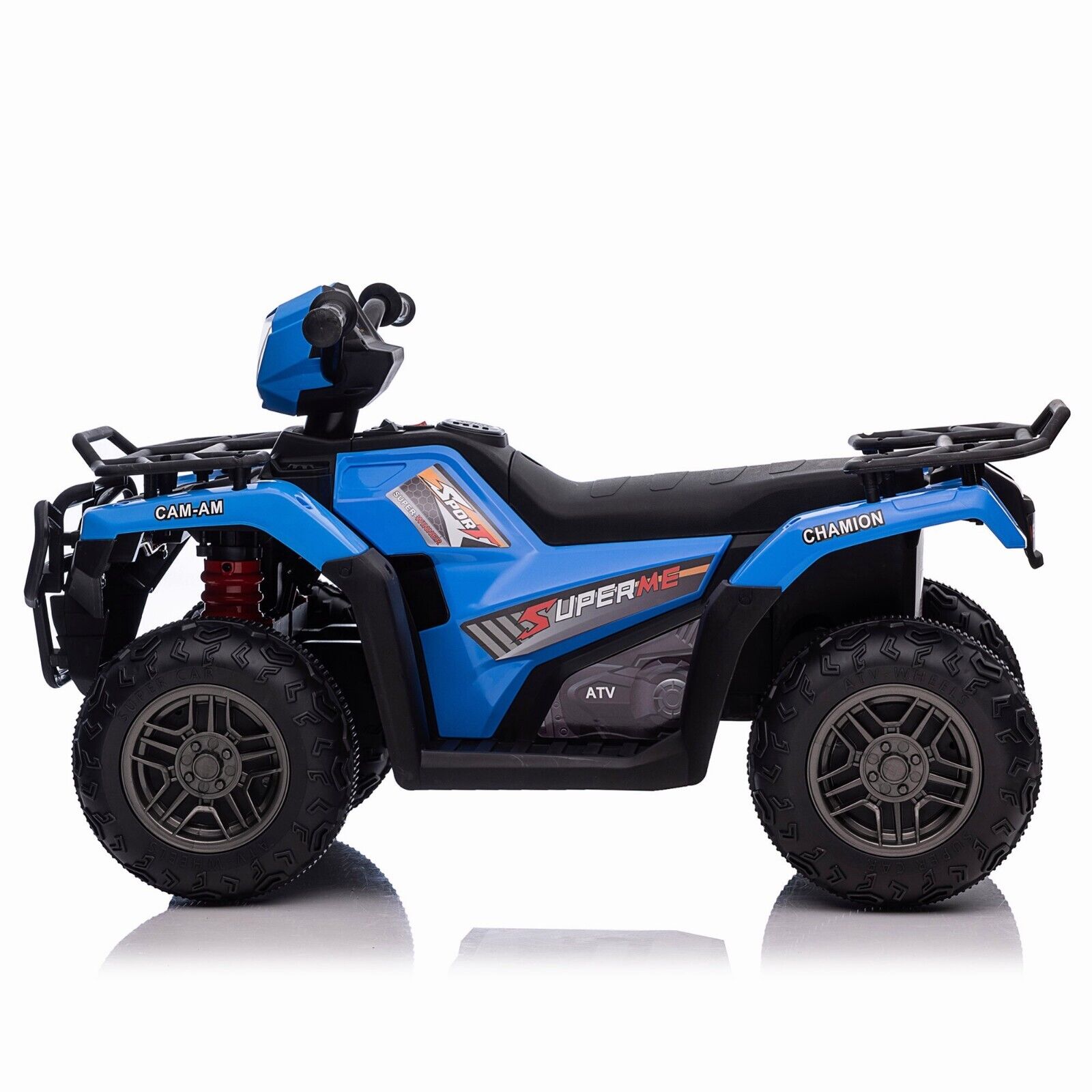 Electric Kids Ride On ATV 4-Wheeler Quad with Music, LED Lights, and USB for Ages 3-8