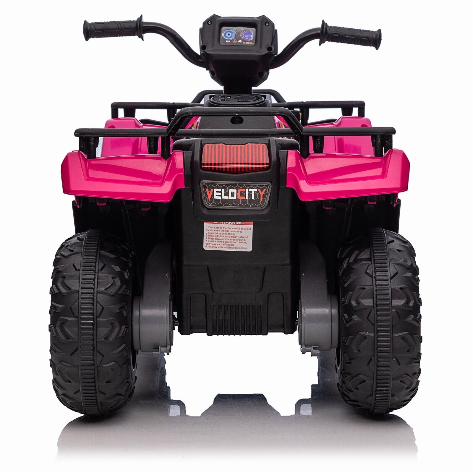 Electric 4-Wheeler Quad for Kids with MP3 Music and LED Lights - 12V ATV Ride On Car Perfect for Gifting