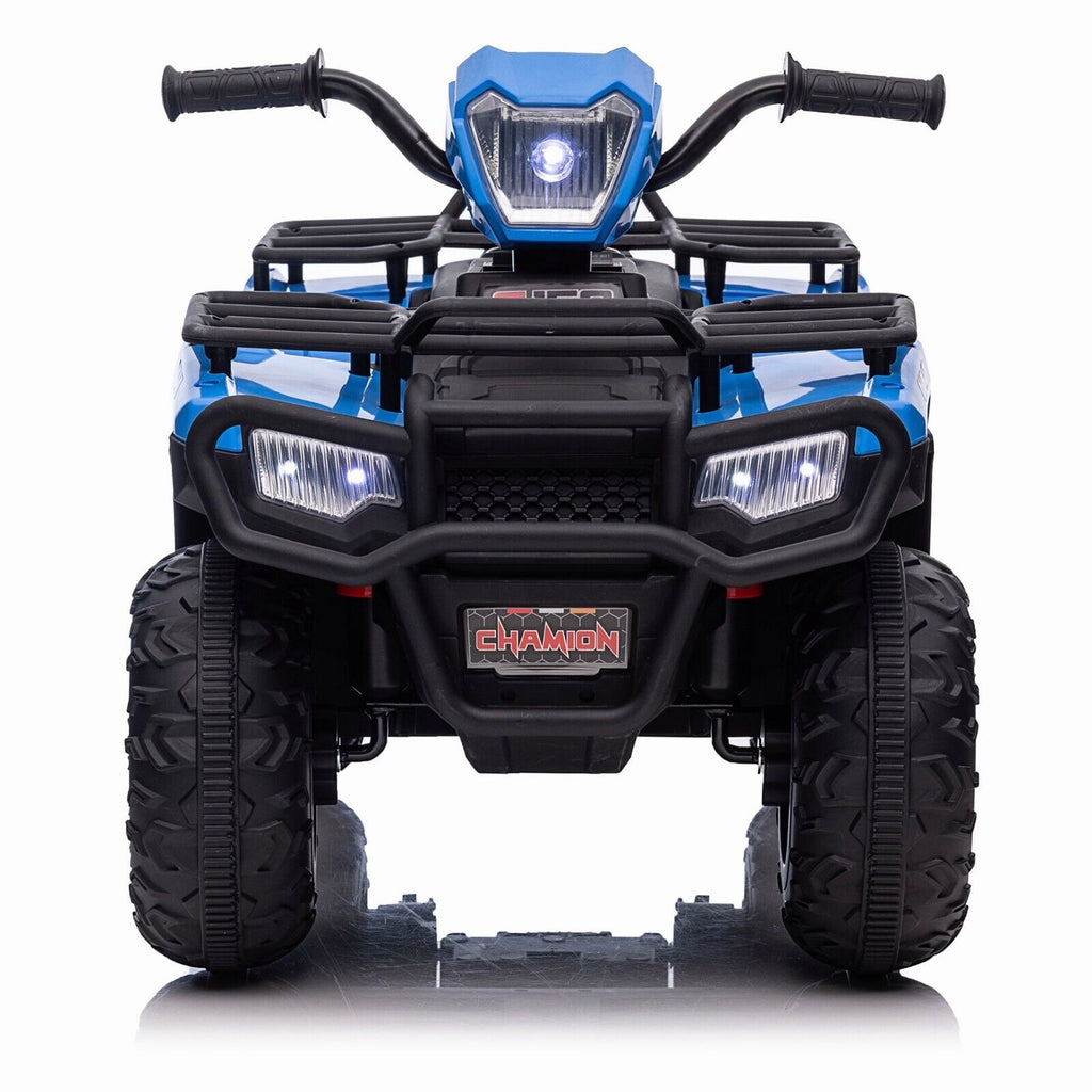 Electric 4-Wheeler Quad for Kids with 12V Battery and 2X30W Motor, USB Compatible