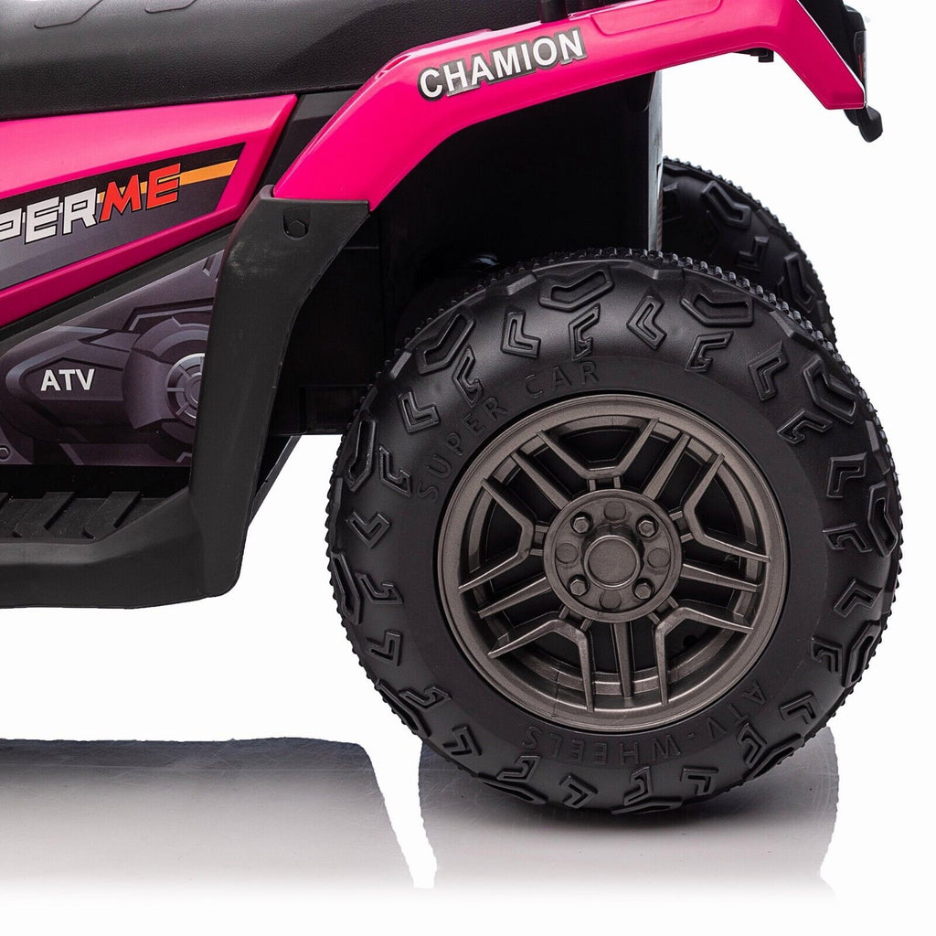 Electric 4-Wheeler Quad for Kids with 12V Battery and 2X30W Motor, USB Compatible