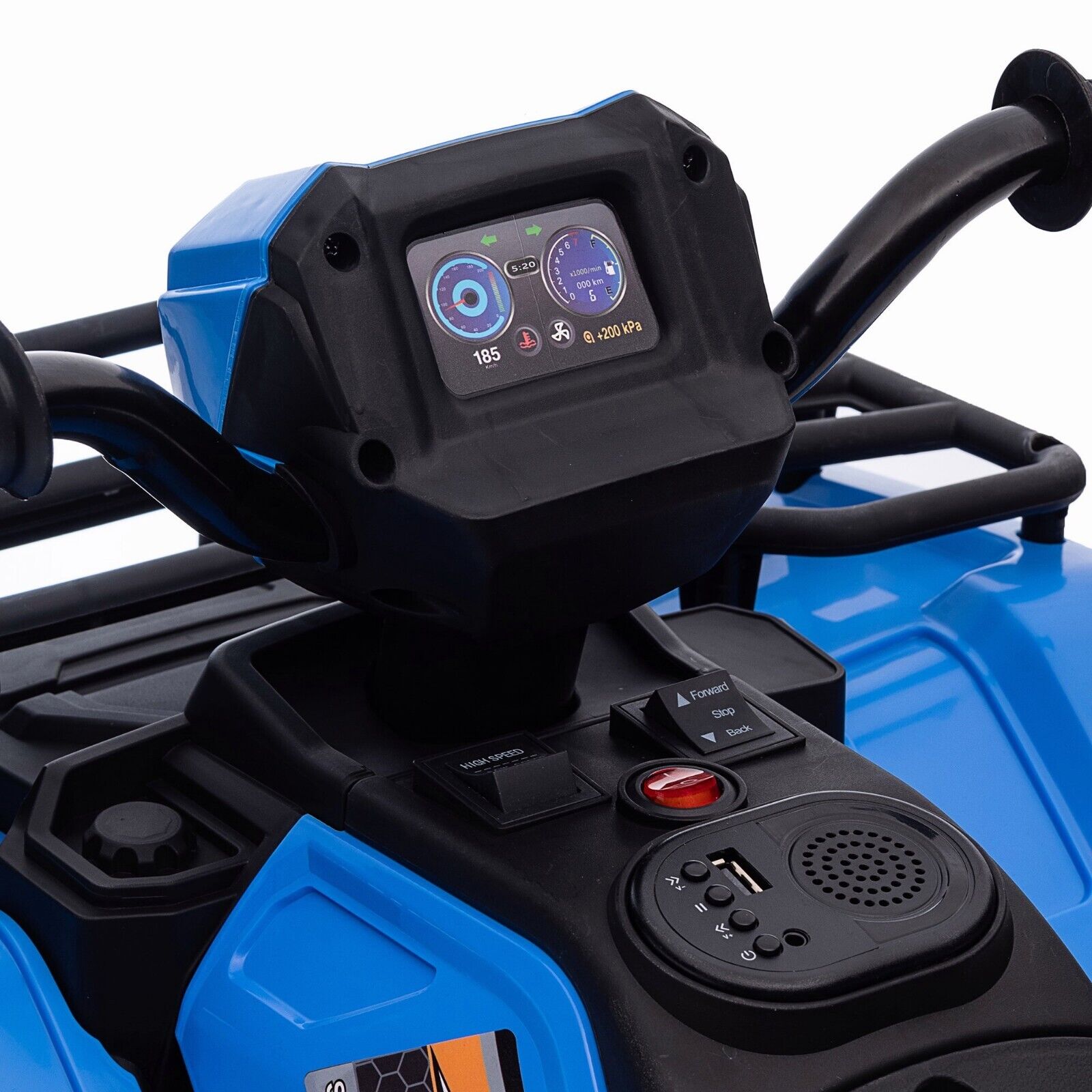 Electric Kids ATV Ride On Car with Music, LED Lights, and USB Charger - 12V 4-Wheeler for Endless Fun!