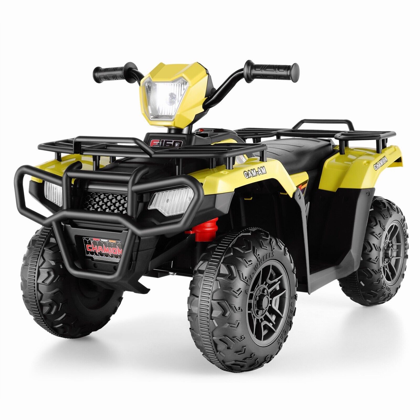 Electric 4-Wheeler ATV Quad for Kids with LED Lights, AUX Port, and USB
