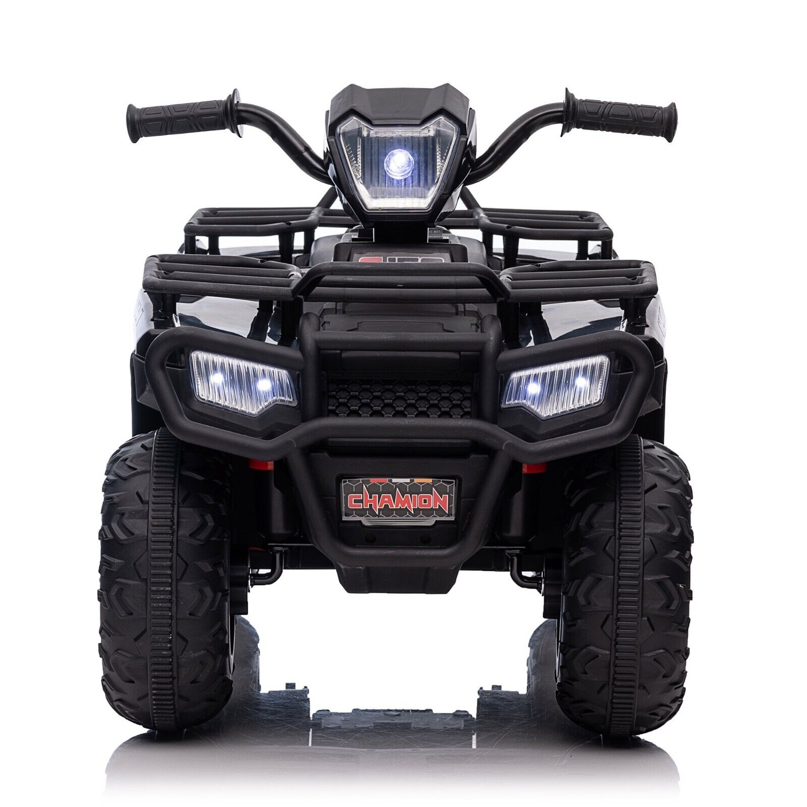 Electric Kids ATV 4-Wheeler Quad Car with MP3 Player - Black