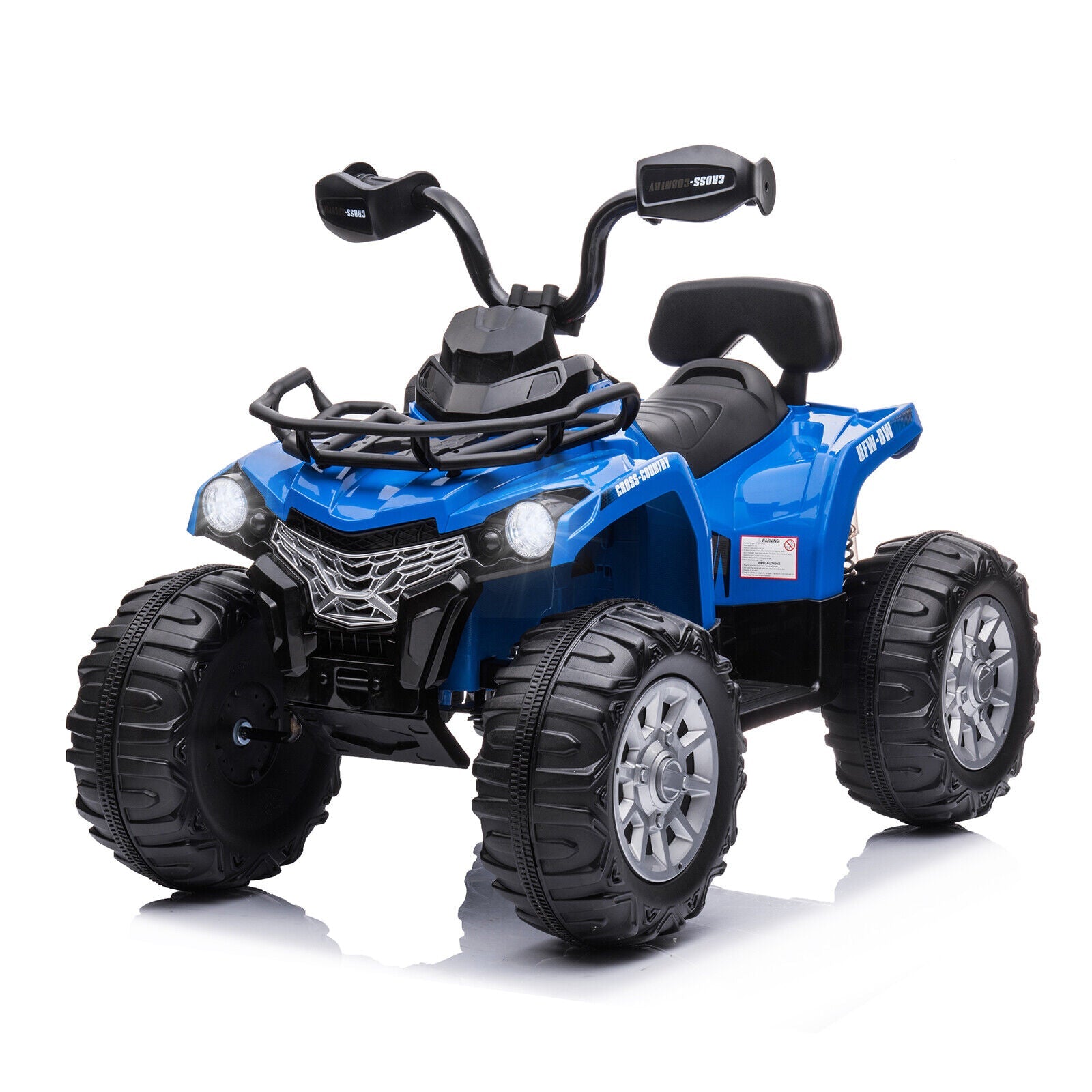 Electric Ride-On ATV for Kids with MP3 Player and Headlights - 2 Speeds, 12V, 4-Wheeler Quad